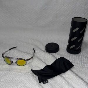 Oakley Madman Polarized Black and Yellow Sunglasses